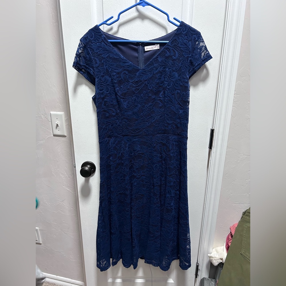 Blue Lace Dress